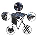 Unihoh Small Folding Camping Stool, Portable Stool for Outdoor Camping Walking Hunting Hiking Fishing Travel,600D Oxford Cloth Slacker Stool with Carry Bag