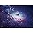 signwin Wall Mural Stars and Moon in Night Sky Removable Self-Adhesive Wallpaper Wall Decoration for Bedroom Living Room - 66x96 inches