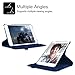 Fintie Rotating Case for iPad Mini 4-360 Degree Rotating Stand Case with Smart Cover Auto Sleep/Wake Feature for iPad Mini 4 (2015 Release), Navy