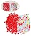 Slime Supplies Kit, 90 Pack Slime Beads Charms, Include Fishbowl Beads, Foam Balls, Glitter Jars, Drop Water Plum Blossom Love Smiley face Slices, Simulation Ice, Colorful Foam Beads, Slime Tools