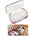 JAVOedge Women's Double-Sided Cosmetic Toiletry, Dark Pink, 8