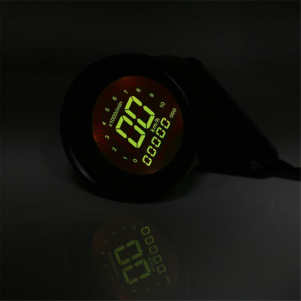 Motorcycle Rpm Led Automotive NT Motorcycle Led Digital Tachometer RPM Tach Gauge ...