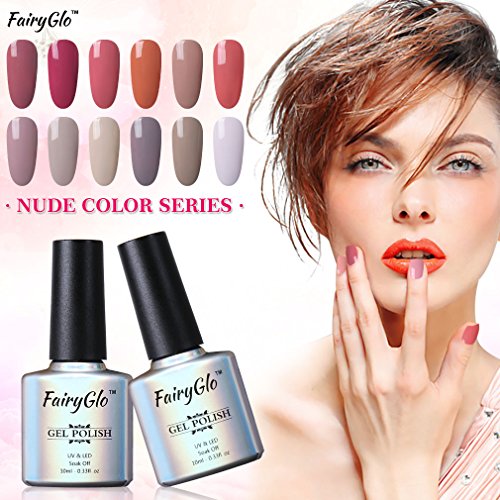 FairyGlo Pick Any 3 Color Gel Nail Polish Kit UV LED Soak Off Varnish Shiny Nail Art Prefect Gift Fashion Color Nude Series This Season FairyGlo Pick Any 3 Color Gel Nail Polish Kit UV LED Soak Off Varnish Shiny Nail Art Prefect Gift Fashion Color Nude Series This Season