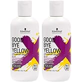 GOODBYE YELLOW Neutralizing Wash Shampoo – Color Balancing for Brassy and Yellow Tones – Cleansing Vegan Hair Care with Purple and Blue Pigments