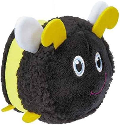 Bugettes Plush Bug Insect Dog Toy Bumble Bee Lady Bug Butterfly or All 3 Toys(Bumble Bee)