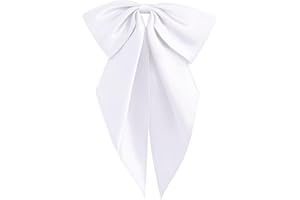 Gsyziux Satin Bow Ties for Women Men, Adjustable Big Womens Bowtie Pre-tied Large Bowties Cosplay Party Date Casual