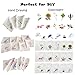 Milesky White Handkerchiefs Premium 60s Cotton 11 Inches (Pack of 6)