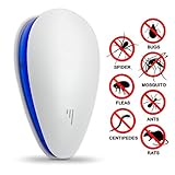 Best Ultrasonic Pest Repeller By HBG Dream, Pest Control, Mosquito Repellent, Mice, Spider, Fleas, Bugs, Centipedes, Other Insects, Effective, Non-toxic, Environmentally friendly, Humans & Pets Safe
