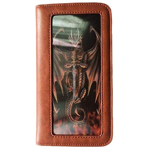ANNE STOKES Dragon Warrior - Age of Dragons 3D Lenticular Phone Wallet Cover Case