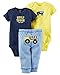Carter's Baby Boys' 3 Piece Take Me Away Set (Baby) - Built Tough, 3 Months