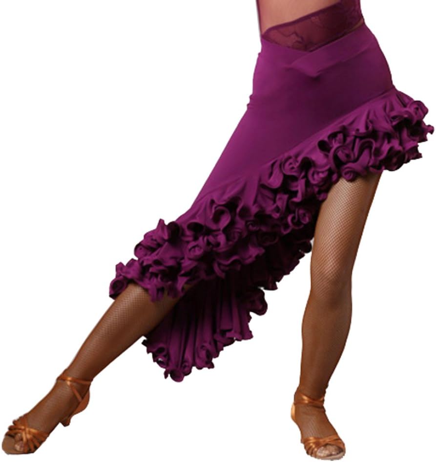 Latin dress High-grade screw skirt Tango dress Cha Cha dance skirts Ballroom skirt