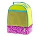 Crocodile Creek Eco Kids Butterfly Insulated Two Compartment Girls' with Handle Lunchbox, 9.5