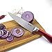 Red Knife Set by Kniv | Chefs, Paring, Utility, Carving, Bread, Steak Knives, 11 Comfortable Good Weight Pieces, Cut Like a Professional Chef (Sharp Wedding Gift)