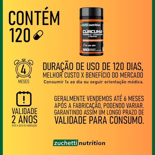 Curcuma em capsulas curcuma Longa Natural 500mg 120 Cápsulas Açafrão Terra Puro Pura