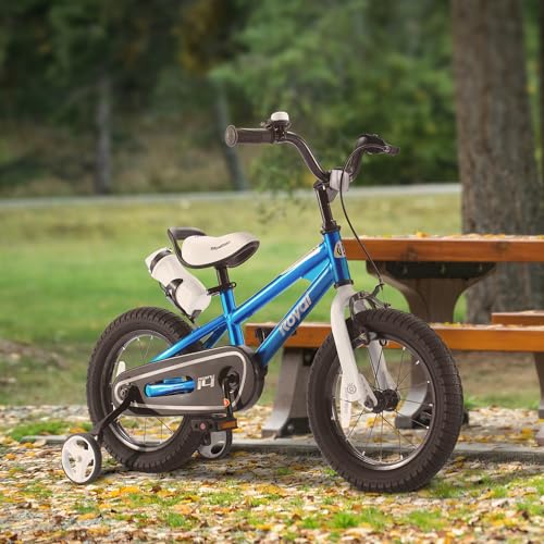 RoyalBaby Freestyle Toddlers Kids Bike 12 Inch Childrens Learning Bicycle  with Training Wheels Boys Girls Begi