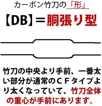 Amazon 竹刀 カーボン竹刀 一般男性向き K0db39 胴張り型 Ma 1ピースのみ 長さ 3 9尺 茶 ハセガワ Hasegawa 竹刀