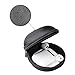 GLCON 2 Pack Small Electronic Zipper Case - Shockproof Hard EVA Storage Pouch for Airpods, Earphones, Earbuds, Adapter, Cable, Charger, Headset - Black