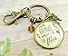 With Brave Wings She Flies Keychain Brave Mantra Jewelry Boho Butterfly Key Ring