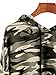 MakeMeChic Women's Long Sleeve Camo Print Sweatshirt Crop Top Hoodies Army Green XS