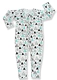 Pajammie Zipsuits Unisex Baby Bamboo and Organic Cotton Romper Footie with 2-way zip (18-24 Months, Mountain Peaks)