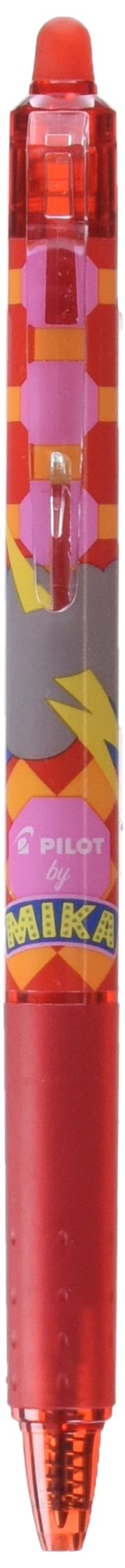 Pilot 4902505547652 Size 12 Mika Frixion Clicker Erasable Retractable Rollerball Pen - Red (Pack of 12)