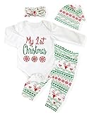 Oklady Toddler Baby Boys Girls Deer Lettler Print Rompers Outfits Clothing Set(0-6 Months)
