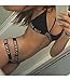 Mansy Women's Sexy Bandage Padded Push Up Bikini Swimsuit Swimwear Black Medium