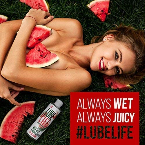 LubeLife-Water-Based-Watermelon-Flavored-Lubricant-8-Ounce-Sex-Lube-for-Men-Women-and-Couples-Watermelon