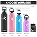 KollyKolla Vacuum Insulated Water Bottle Metal Water Bottles with Straw & Filter Hot & Cold Drinks Bottle Stainless Steel Thermoflask Leakproof Kids Sports Bottle 350ml/500ml/600ml/750ml