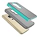 Tekcoo for Moto G6 Play Case/Motorola Moto G6 Forge Cute Case, [Tmajor] Shock Absorbing [Turquoise] Hybrid Rubber Silicone & Plastic Scratch Resistant Bumper Grip Rugged Sturdy Hard Cases Cover