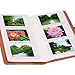 Sunmns Wallet PU Leather Photo Album Compatible with Instax Mini Instant Film (Brown)