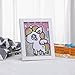 Homokea 5D DIY Diamond Dotz for Kids Full Drill Diamond Painting Pictures Diamond Art Kits 6X6 inches (Unicorn)