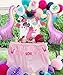 Dinosaur Party Decorations for Pink Dinosaur Balloons Garland Happy Birthday Banner for Baby 1st Birthday Baby Shower Decorations