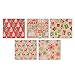 Ankuka Kraft Christmas Wrapping Paper Set, All Occasion Gift Wraps for Birthday, Valentine, Wedding and Party, 5 Rolls/Pack, 30