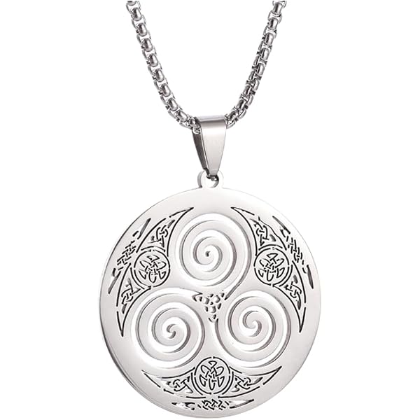 Anglo-Saxon Griffin Pendant Necklace - 316L Stainless Steel Mythological Talisman For Men & Women, Adjustable Chain - View #3
