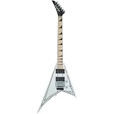 Jackson RR24 X Series Rhoads - Satin White with Black Pinstripes