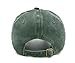 Glamorstar Classic Unisex Baseball Cap Adjustable Washed Dyed Cotton Ball Hat Army Green
