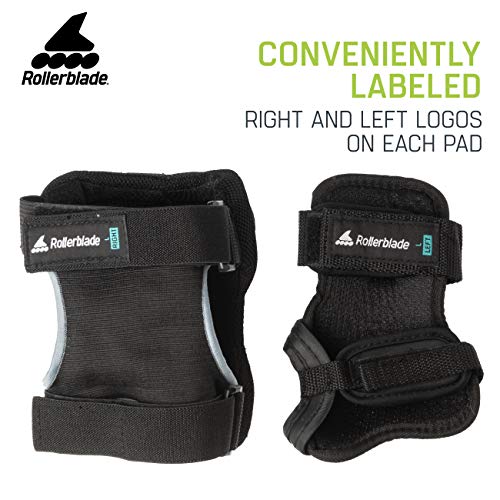 Rollerblade Skate Gear 3 Pack Protective Gear, Knee Pads, Elbow Pads and Wrist Guards, Inline