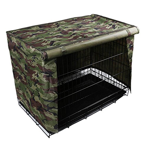 Pet Crate Kennl Cover, Indoor/Outdoor Polyester Windproof and