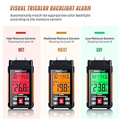 Protmex HT633 Digital Wood Moisture Meter, Water