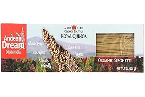 Andean Dream Organic Spaghetti Quinoa Pasta, 8 oz (3 Pack)