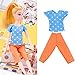 SOTOGO 100 Pcs Doll Clothes Hangers Doll Clothes Hangers Plastic Little Hangers
