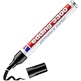 edding 3300 permanent marker - black - 1 pen - chisel nib 1-5 mm - quick-drying permanent markers - waterproof, smudge-proof - for cardboard, plastic, wood, metal, fabric - marker pens