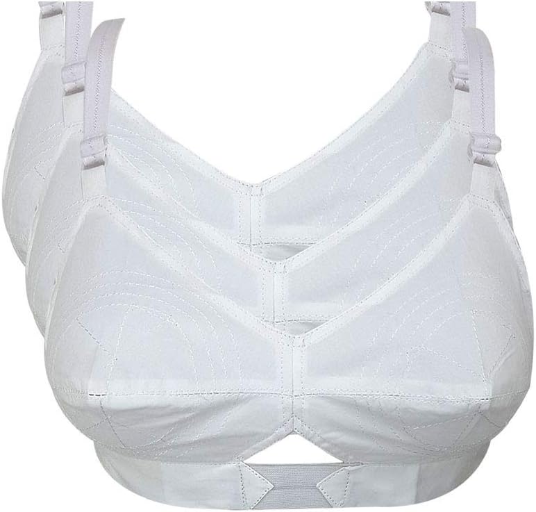 Framino Women's Cotton Blend Non Padded Non-Wired Bra (Pack of 3)
