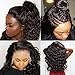 Ysdidwigs 13x6 Lace Front Wig Loose Wave Deep Part Human Hair Wigs with Baby Hair Lace Front Wigs for Black Women 130% Density Natural Color 16 inch