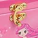 SONGMICS Ballerina Musical Jewelry Box for Little Girls, Faux Leather Music Box with Pullout Drawer, Pink Mermaid UJMC14PK