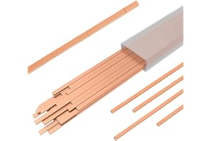 UEYGHEP Flux Coated 15% Silver Brazing Rods, Silver Solder HVAC Welding Rod Kit, 20 Pcs 10" for Copper and Plumbing