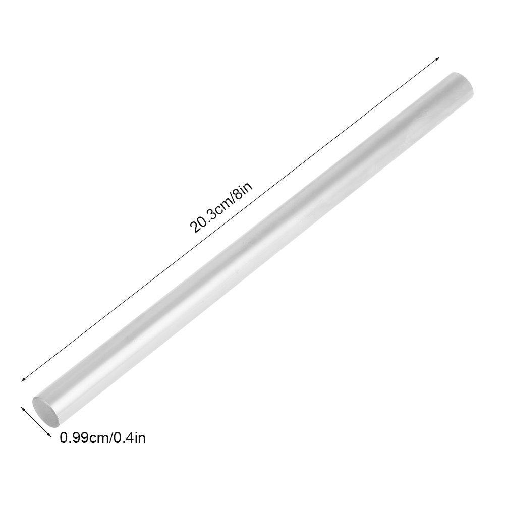 Bearing Steel Cylinder Rail, Diameter 10mm Cylinder Rail Straight Round Rod Guide Bearing Steel Anti-Rust Corrosion Resistant (200mm) - Image 5