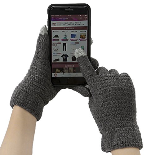 Winter touchscreen texting gloves for women&men, wa…