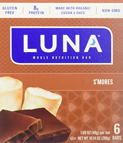 Luna Gluten Free Bar – S’Mores – 1.69 oz – 6 Count